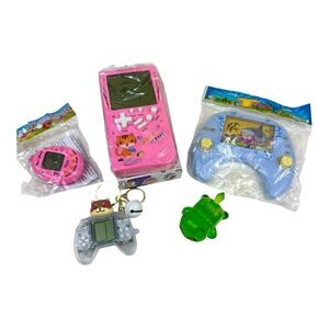 Kids Mini Video Game Handheld Game Toy Lot